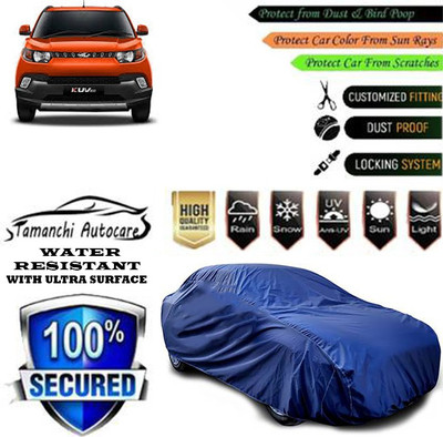 Tamanchi Autocare Car Cover For Mahindra KUV100 mFALCON D75 K8 5str(Blue)