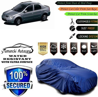 Tamanchi Autocare Car Cover For Mahindra Logan 1.4 GLX Play(Blue)