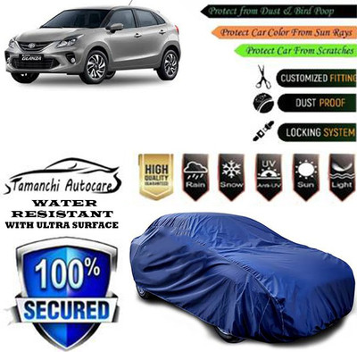 Tamanchi Autocare Car Cover For Toyota Glanza G CVT Petrol(Blue)