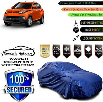 Tamanchi Autocare Car Cover For Mahindra KUV100 mFALCON G80 K8(Blue)