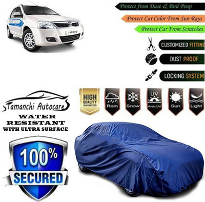Tamanchi Autocare Car Cover For Mahindra E Verito D2 Electric(Blue)