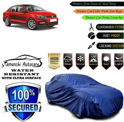 Tamanchi Autocare Car Cover For Volkswagen Vento 1.6 Comfortline(Blue)