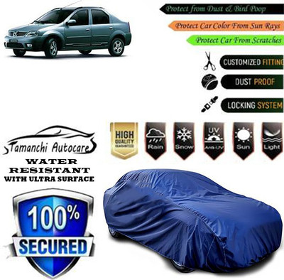 Tamanchi Autocare Car Cover For Mahindra Logan 1.5 DCI DLX(Blue)