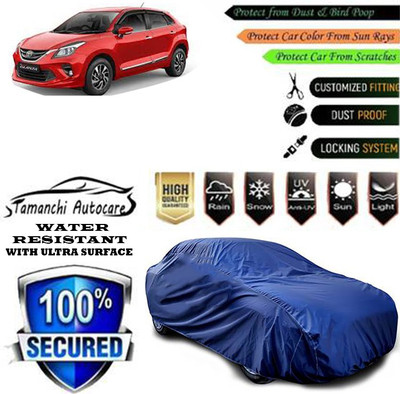 Tamanchi Autocare Car Cover For Toyota Glanza G Smart Hybrid Petrol(Blue)