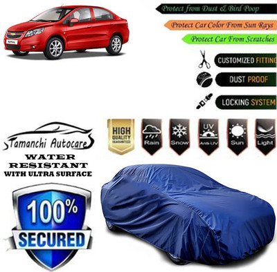 Tamanchi Autocare Car Cover For Chevrolet Sail 1.3TCDi LT ABS(Blue)