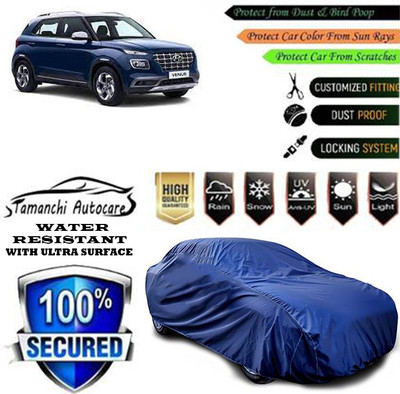 Tamanchi Autocare Car Cover For Hyundai Venue SX 1.0 Dual Tone Petrol(Blue)
