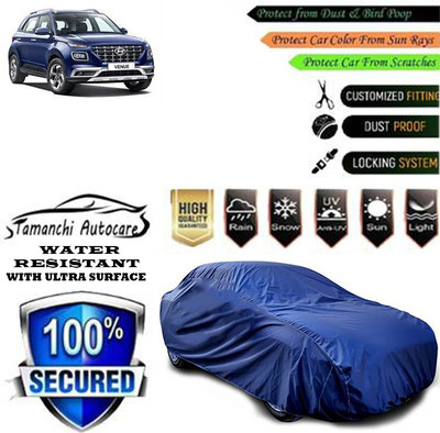Tamanchi Autocare Car Cover For Hyundai Venue(Blue)