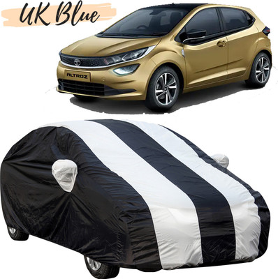 UK Blue Car Cover For Tata Altroz (With Mirror Pockets)(White, Blue, For 2020, 2021 Models)
