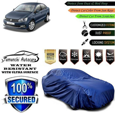 Tamanchi Autocare Car Cover For Volkswagen Vento 1.6 Trendline(Blue)