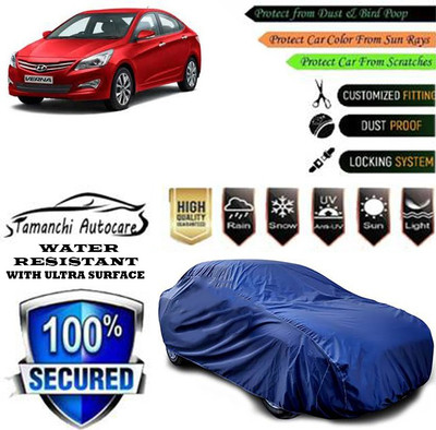 Tamanchi Autocare Car Cover For Hyundai Verna 1.6 CRDi AT S(Blue)