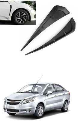 PRTEK Plastic Car Door Guard(Black, Pack of 2, Chevrolet, Sail)