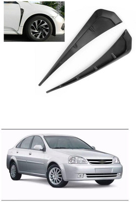 PRTEK Plastic Car Door Guard(Black, Pack of 2, Chevrolet, Optra)