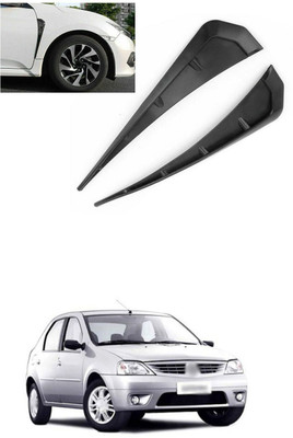 PRTEK Plastic Car Door Guard(Black, Pack of 2, Mahindra, Logan)