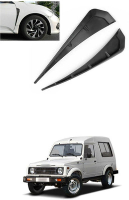 PRTEK Plastic Car Door Guard(Black, Pack of 2, Maruti, Gypsy)