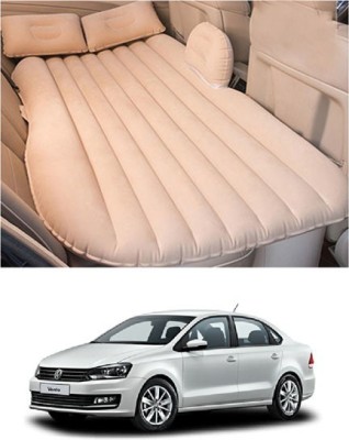 RKPSP Beige Inflatable Car Bed/Two Pillows/Air Pump/Repair Kit For Vento Car Inflatable Bed Car Inflatable Bed(Vento)