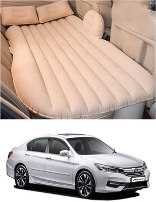 RKPSP Beige Inflatable Car Bed/Two Pillows/Air Pump/Repair Kit For Accord New Car Inflatable Bed Car Inflatable Bed(Accord V6 2.4 CVT (189HP))