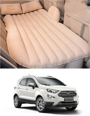 RKPSP Beige Inflatable Car Bed/Two Pillows/Air Pump/Repair Kit For Ecosport Car Inflatable Bed Car Inflatable Bed(Ecosport)