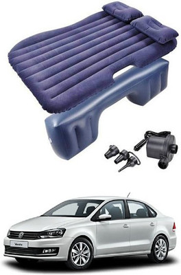 RKPSP Blue Inflatable Car Bed/Two Pillows/Air Pump/Repair Kit For Vento Car Inflatable Bed Car Inflatable Bed(Vento)