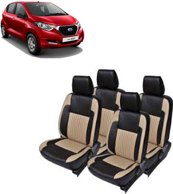 AutoSafe PU Leather Car Seat Cover For Datsun Redi-GO(Detachable Head Rest, Mono Back Seat, 4 Seater)