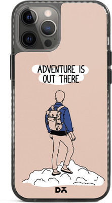 DailyObjects Back Cover for APPLE iPhone 12 Pro Max(Black, Hard Case, Pack of: 1)