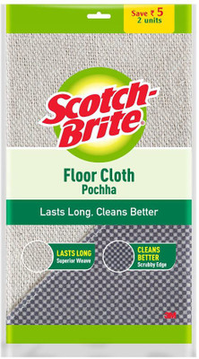 Scotch-Brite Floor Wet and Dry Cotton Cleaning Cloth(2 Units)