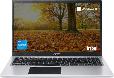 acer Aspire 3 Core i5 11th Gen - (8 GB/1 TB HDD/Windows 11 Home) A315-58 Notebook(15.6 Inch, Pure Silver, 1.7 Kg)