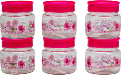 Swastik Housewares Plastic Grocery Container  - 250 ml(Pack of 6, Pink)