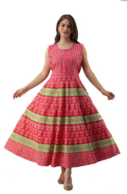 Dream of style Women Maxi Red Midi/Calf Length Dress