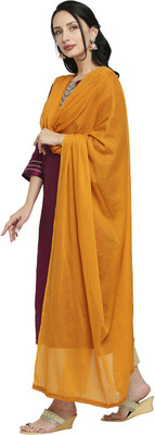 DUPATTA BAZAAR Pure Cotton Solid Women Dupatta