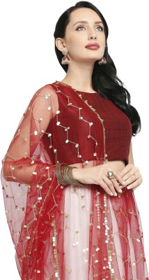 DUPATTA BAZAAR Net Embellished Women Dupatta