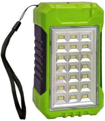 GLOWISH MINI POWERFUL 28 SMD LED WITH SOLAR CHARGING OPTION LONG LASTING BATTERY 6 hrs Lantern Emergency Light(Green)