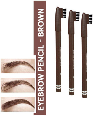 ADJD PERFECT MATTE FINISH WATER PROFF & LONG LASTING EYE BROW PENCIL FOR ALL SKIN TYPE(BROWN)