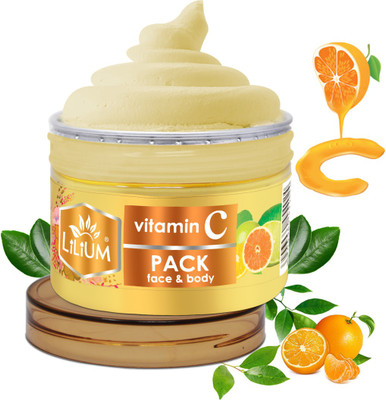 LILIUM Vitamin C Face & Body Pack for Activating Dead Cells(250 g)