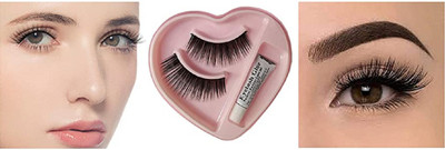 NADJA False Eyelashes for Pretty Eye Makeup(Pack of 1)