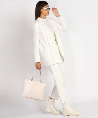 Caprese grey sales solid handheld bag