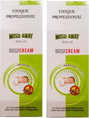 UNIQUE PROFESSIONAL MOSQ-AWAY MOSQUITO REPELLENT CREAM 50 GR PACK OF 2(2 x 50 g)