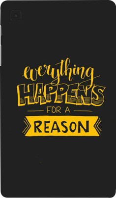 Mclaxa Happens For Reason, Samsung Galaxy Tab A7 Lte Hypercharge Matte Back Skin Mobile Skin(Happens For Reason Skin With Matte Finish, Samsung Galaxy Tab A7 Lte Skin)