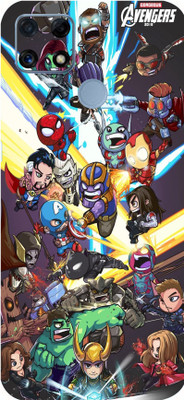 BugguSkin Realme C25s, realme c25s Mobile Skin(Ultra Super Angry Avengers Team Skin With High Mattte Finish.)