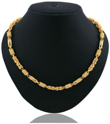 OFIBOSMI Gold Plated Chain for Men And boy Gold-plated Plated Alloy Chain Set