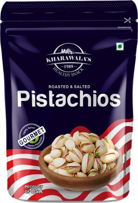 KHARAWALA'S Pista Jumbo Original California - 250gm - Pack of 1 Pistachios(250 g)