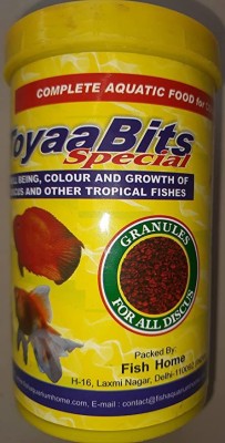 Aadvika international Toya Bits Special Fish Food for Bottom Feeder Fishes 220 kg Dry Young, Senior, New Born, Adult Fish Food