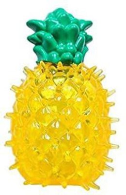 Rvpaws Fruits Dog Chew Toy Rubber Anti Bite Squeaky Pineapple Dog Teething Toy Puppy Rubber Chew Toy For Dog
