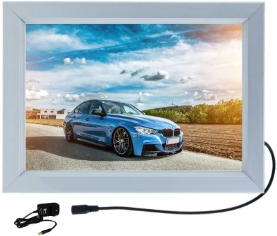 DESIGNING HUB BMW CAR MODEL NO.01, 18 inch ELECTRONIC LED FRAME(Silver)