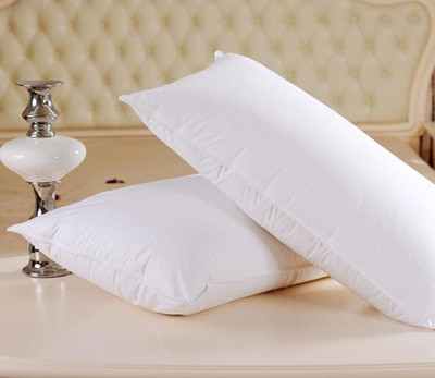 Navi collection Microfibre Abstract Sleeping Pillow Pack of 2(White)