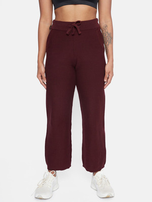 BlissClub Move All Day Pants - Regular Regular Fit Women Maroon Trousers