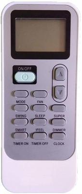 LipiWorld 134 (I Feel) AC Remote Control (Old Remote Exactly Same Remote Will Only Work) Compatible For Intex AC Remote Controller(Grey)