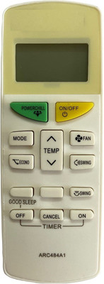 SHIELDGUARD AC Remote Control 132C Compatible for AC (White) Daikin Remote Controller(White)