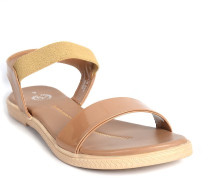 AJANTA Women Flats(Beige , 5.5)