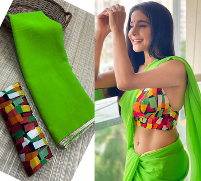 Sareez House Solid/Plain Bollywood Chiffon Saree(Light Green)
