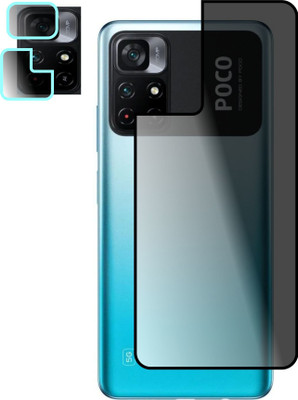 aryax Back Screen Guard for poco m4 pro(Pack of 2)